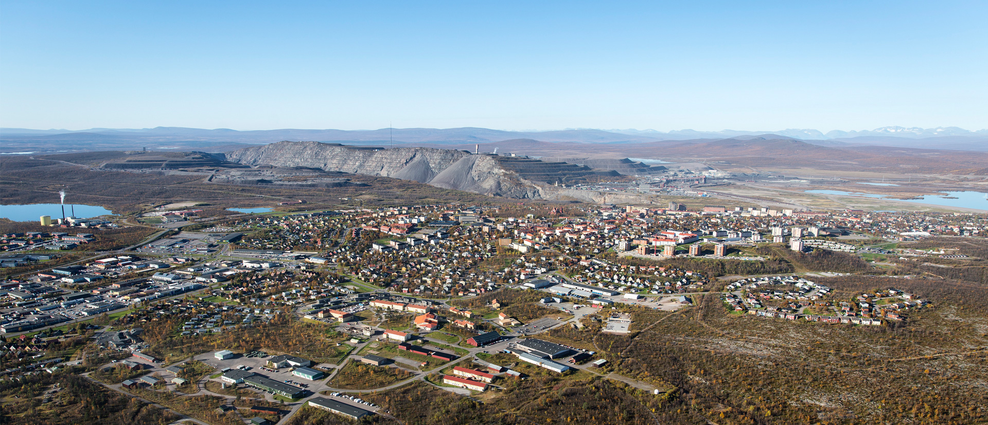 Flightphoto over the mine